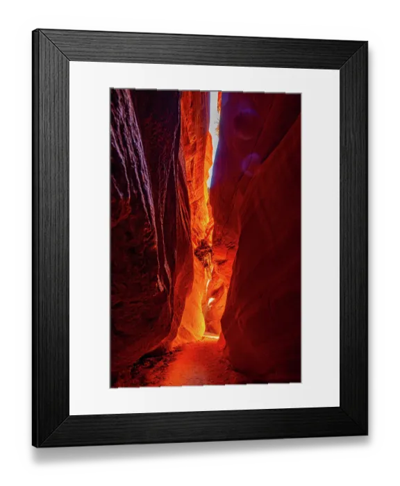 Framed Print : USA, Utah, Kanab, Peekaboo (Red) Slot Canyon