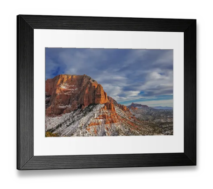 Framed Print : Kolob Canyon in Zion National Park, Utah, USA Framed Print : Kolob Canyon in Zion National Park, Utah, USA