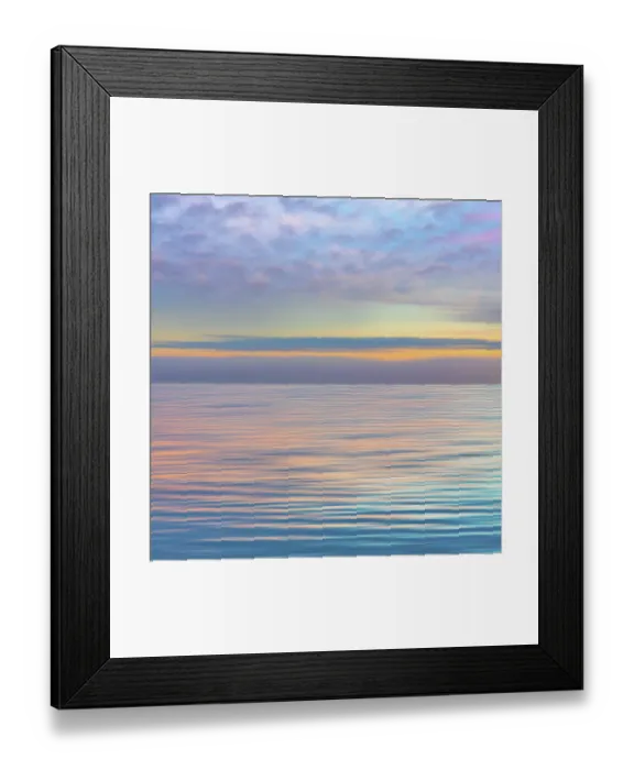 Framed Print : USA, Washington State, Seabeck. Composite of Hood Canal sunrise. ©Don Paulson  /  Jaynes Gallery  /  DanitaDelimont.com