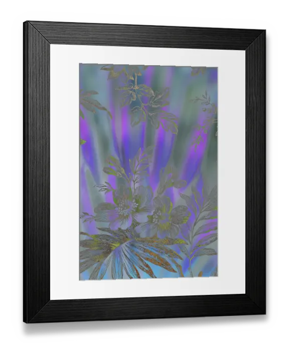 Framed Print : USA, Washington State, Seabeck. Composite outline of flowers and leaves. ©Don Paulson / Jaynes Gallery / DanitaDelimont.com Framed Print : USA, Washington State, Seabeck. Composite outline of flowers and leaves. ©Don Paulson / Jaynes Gallery / DanitaDelimont.com