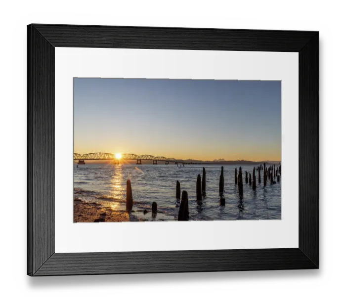 Framed Print : The Astoria Megler Bridge over the Columbia River in Washington State, USA Framed Print : The Astoria Megler Bridge over the Columbia River in Washington State, USA