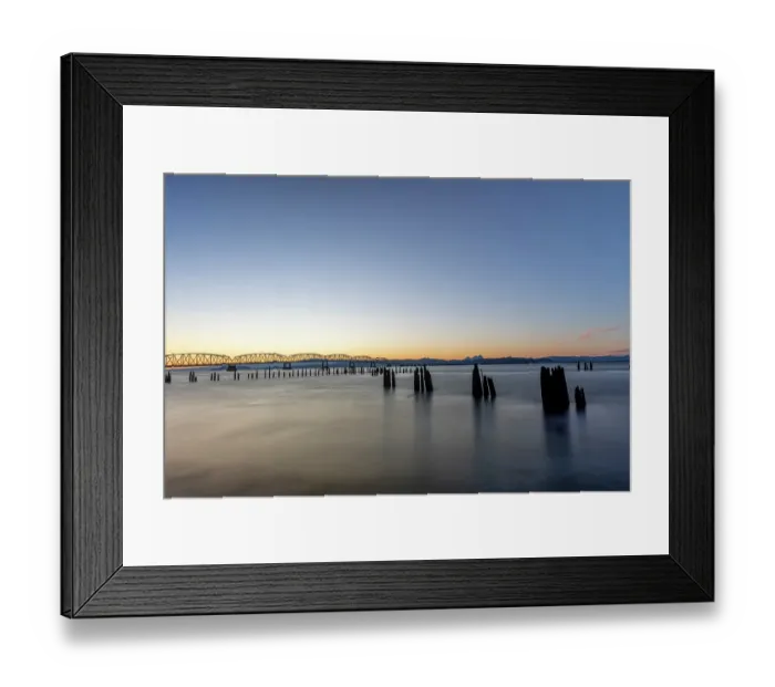 Framed Print : The Astoria Megler Bridge over the Columbia River in Washington State, USA