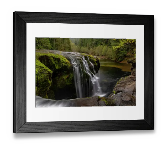 Framed Print : Lower Lewis River Falls in autumn in the Gifford Pinchot National Forest, Washington State, USA Framed Print : Lower Lewis River Falls in autumn in the Gifford Pinchot National Forest, Washington State, USA