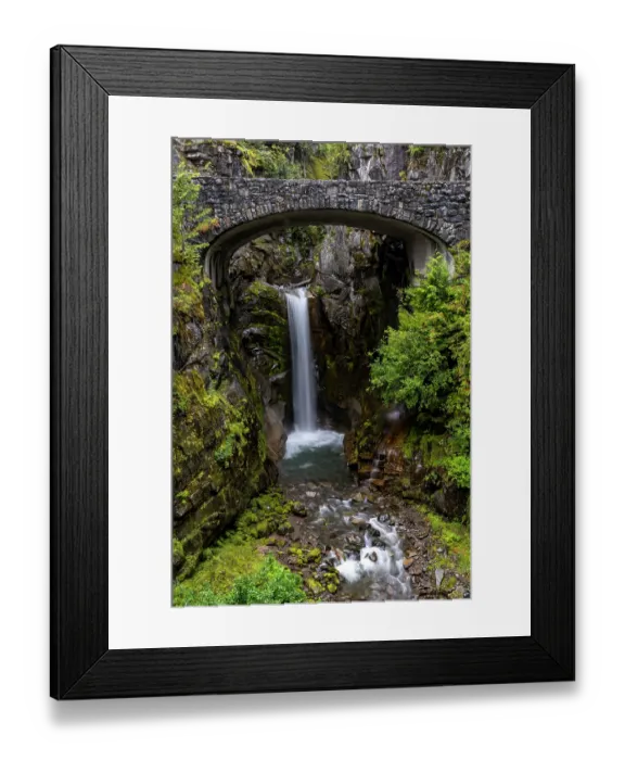 Framed Print : Christine Falls n Mount Rainier National Park, Washington State, USA Framed Print : Christine Falls n Mount Rainier National Park, Washington State, USA