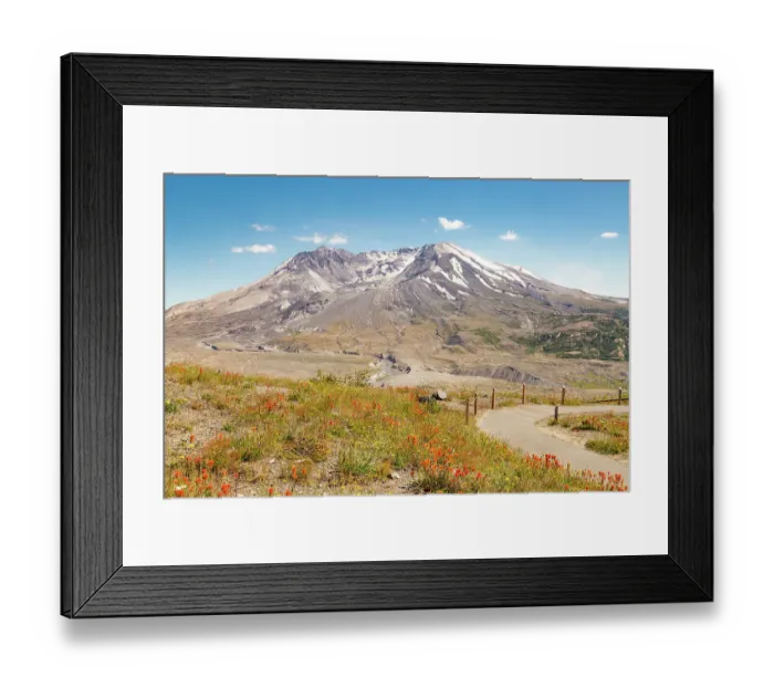 Framed Print : Washington State, Skamania County. Mount St. Helens or Louwala-Clough is an active stratovolcano Framed Print : Washington State, Skamania County. Mount St. Helens or Louwala-Clough is an active stratovolcano