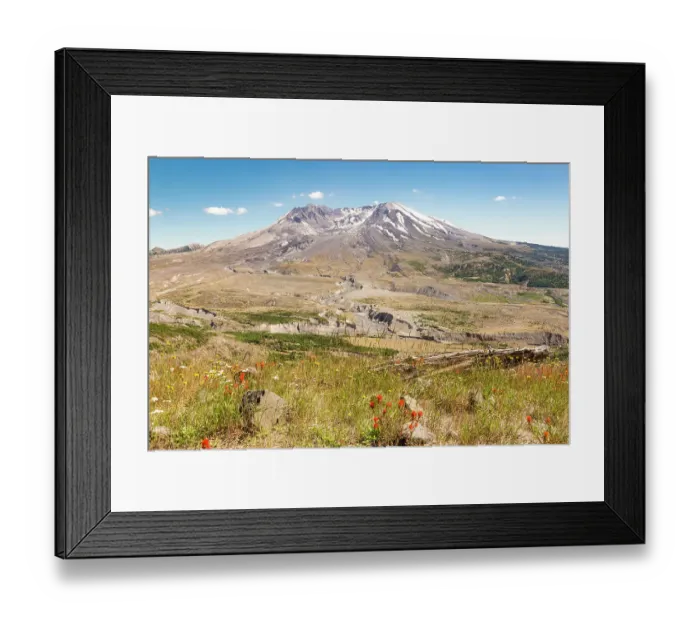 Framed Print : Washington State, Skamania County. Mount St. Helens or Louwala-Clough is an active stratovolcano Framed Print : Washington State, Skamania County. Mount St. Helens or Louwala-Clough is an active stratovolcano