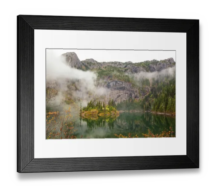 Framed Print : Lake Angeles, Olympic National Park, Port Angeles, Washington State, USA Framed Print : Lake Angeles, Olympic National Park, Port Angeles, Washington State, USA