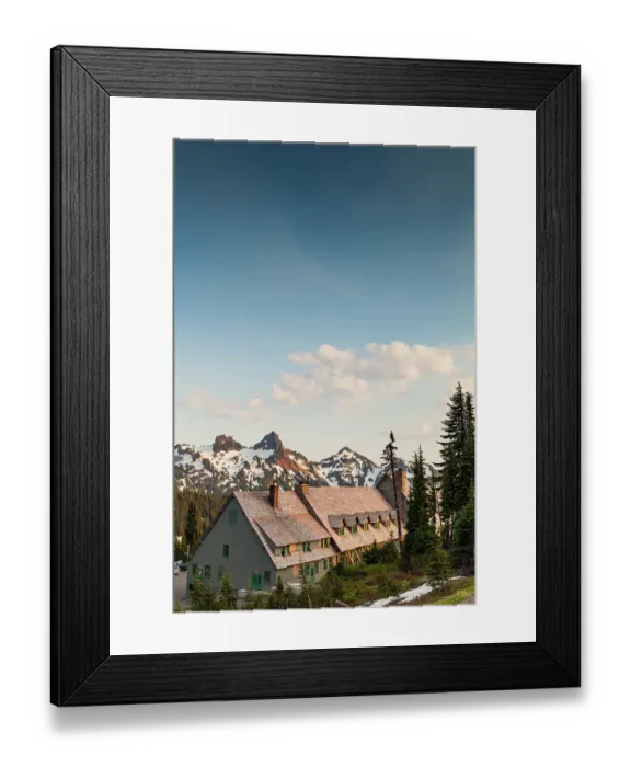 Framed Print : Henry M. Jackson Visitor Center, Mt. Rainier National Park, Washington State, USA