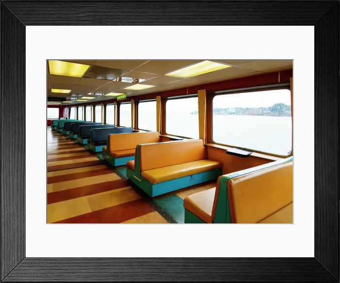 Framed Print : Puget Sound ferry crossing from Edmonds to Kingston, Washington State, USA Framed Print : Puget Sound ferry crossing from Edmonds to Kingston, Washington State, USA