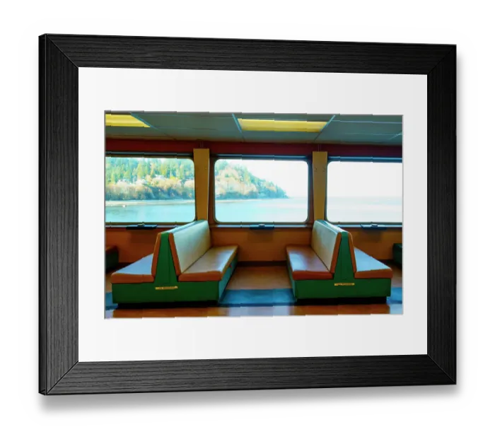 Framed Print : Kingston to Edmonds Spokane ferry on Puget Sound, Washington State, USA Framed Print : Kingston to Edmonds Spokane ferry on Puget Sound, Washington State, USA