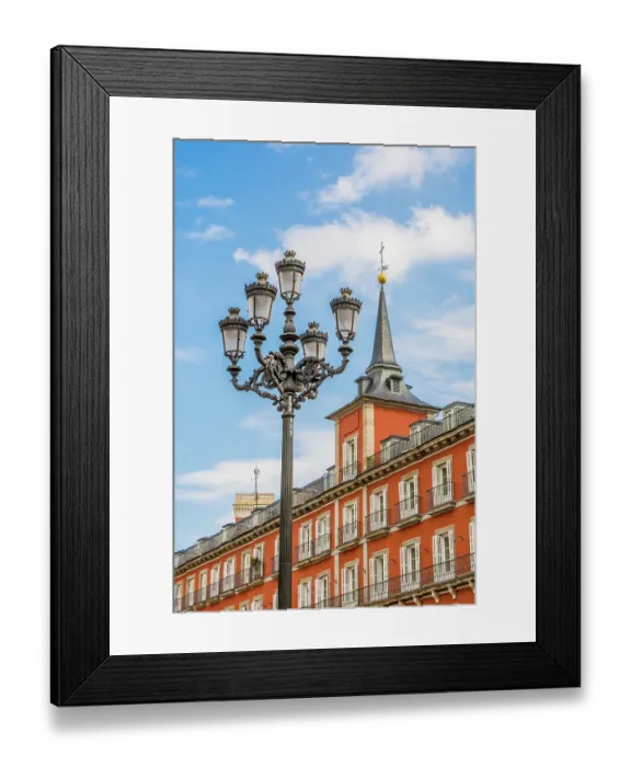 Framed Print : Plaza Mayor and Casa de la Panaderia, Madrid, Spain Framed Print : Plaza Mayor and Casa de la Panaderia, Madrid, Spain