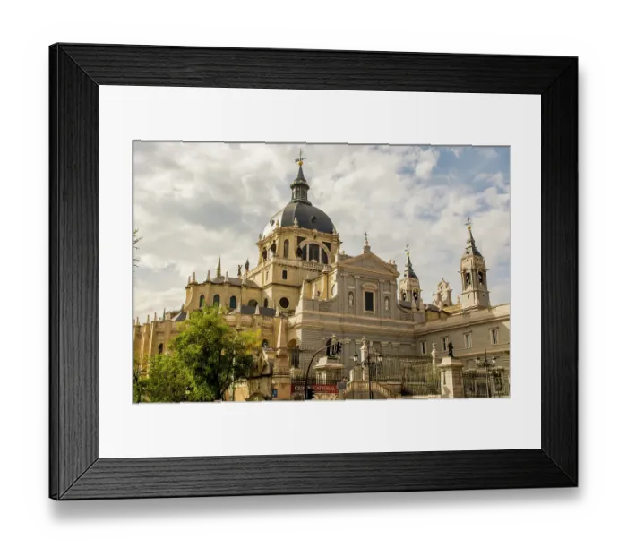 Framed Print : Cathedral of Saint Mary the Royal of the Almudena (Almudena Cathedral), Madrid, Spain