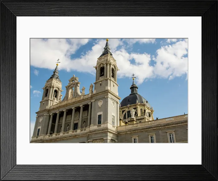 Framed Print : Cathedral of Saint Mary the Royal of the Almudena (Almudena Cathedral), Madrid, Spain Framed Print : Cathedral of Saint Mary the Royal of the Almudena (Almudena Cathedral), Madrid, Spain