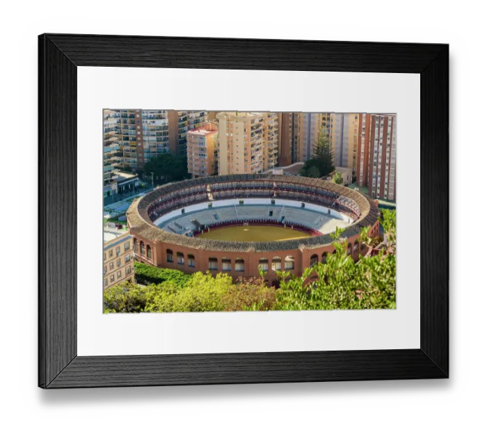 Framed Print : La Malagueta bullring in Plaza de Toros, Malaga, Spain Framed Print : La Malagueta bullring in Plaza de Toros, Malaga, Spain