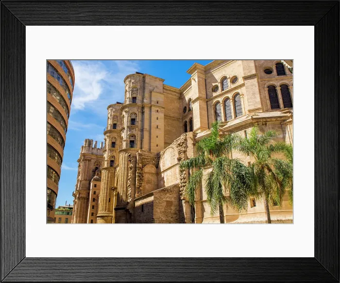 Framed Print : Santa Iglesia Catedral Basilica de la Encarnacion (Malaga Cathedral), Malaga, Spain Framed Print : Santa Iglesia Catedral Basilica de la Encarnacion (Malaga Cathedral), Malaga, Spain