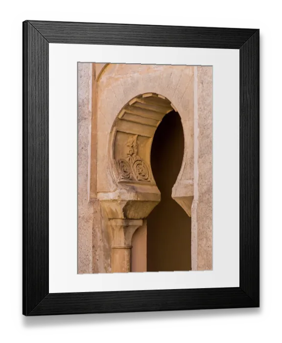 Framed Print : Alcazaba and Castle of Gibralfaro on Mount Malaga above the old town, Malaga, Spain