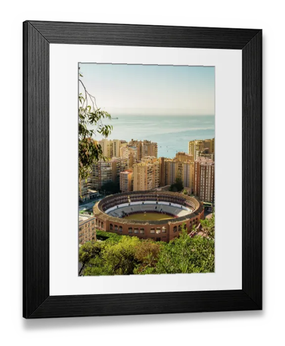 Framed Print : La Malagueta bullring in Plaza de Toros, Malaga, Spain Framed Print : La Malagueta bullring in Plaza de Toros, Malaga, Spain
