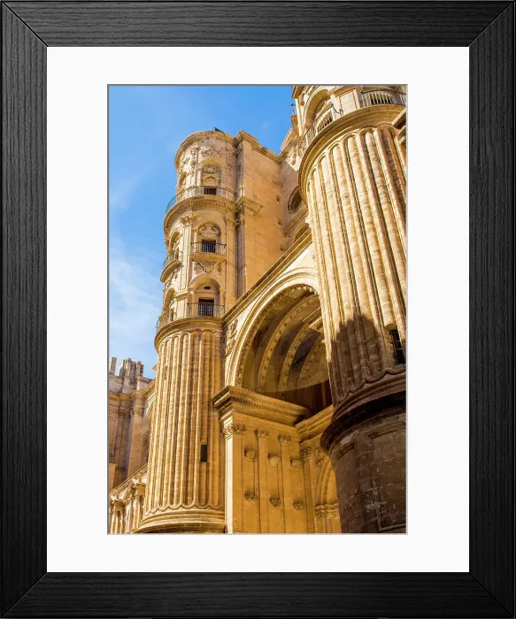 Framed Print : Santa Iglesia Catedral Basilica de la Encarnacion (Malaga Cathedral), Malaga, Spain Framed Print : Santa Iglesia Catedral Basilica de la Encarnacion (Malaga Cathedral), Malaga, Spain