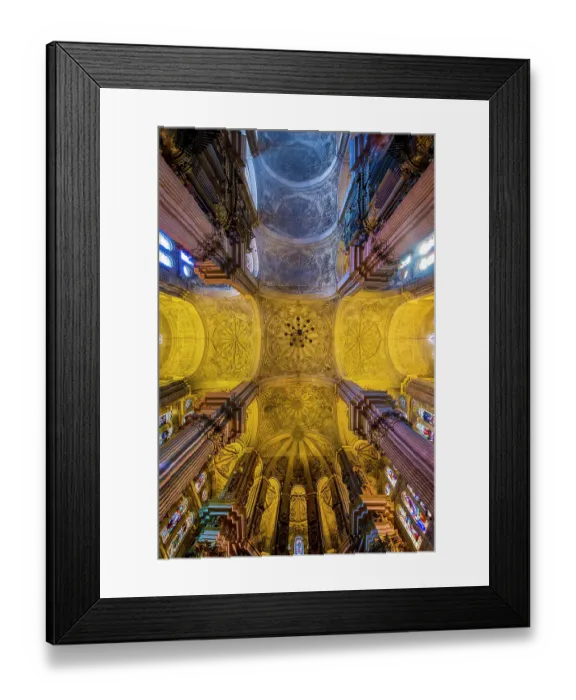 Framed Print : Interior of Santa Iglesia Catedral Basilica de la Encarnacion (Malaga Cathedral), Malaga, Spain. (Editorial Use Only) Framed Print : Interior of Santa Iglesia Catedral Basilica de la Encarnacion (Malaga Cathedral), Malaga, Spain. (Editorial Use Only)