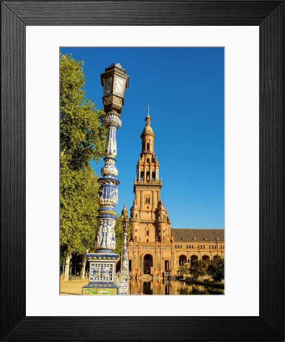 Framed Print : Main building in Plaza de Espana, Seville, Andalusia, Spain Framed Print : Main building in Plaza de Espana, Seville, Andalusia, Spain