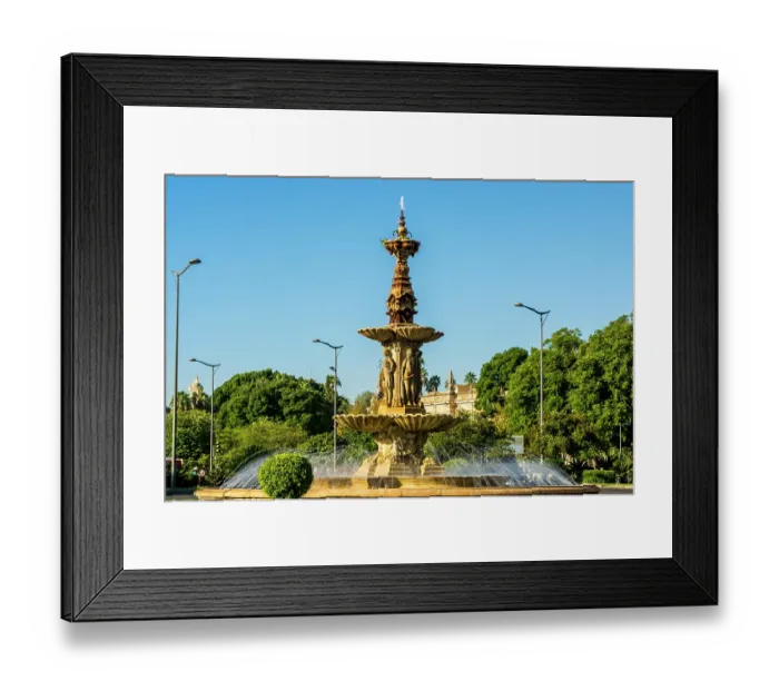 Framed Print : Fuente de las Cuatro Estaciones (Fountain of the Four Seasons), Seville, Andalusia, Spain