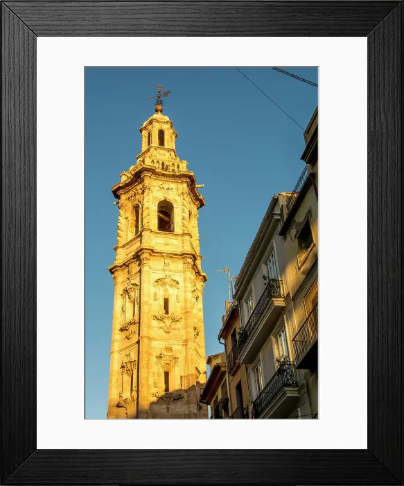 Framed Print : Santa Catalina Tower and Church of Santa Catalina, Plaza de Santa Catalina, Valencia, Spain Framed Print : Santa Catalina Tower and Church of Santa Catalina, Plaza de Santa Catalina, Valencia, Spain