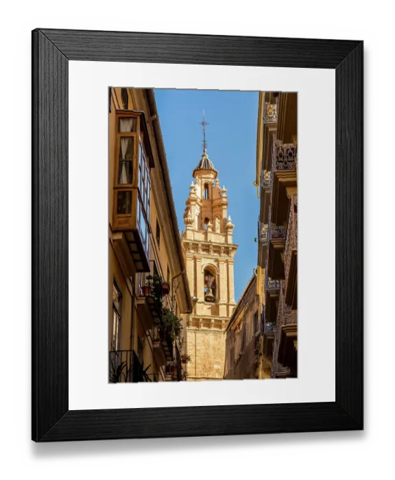 Framed Print : Scenic architecture cityscape, Valencia, Spain Framed Print : Scenic architecture cityscape, Valencia, Spain