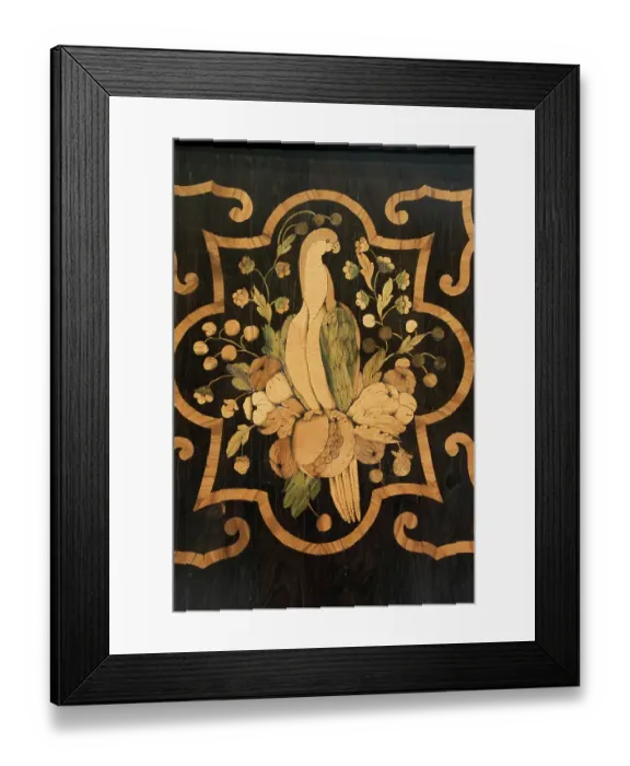 Framed Print : Vienna, Austria. Baroque marquetry detail. (Editorial Use Only) Framed Print : Vienna, Austria. Baroque marquetry detail. (Editorial Use Only)