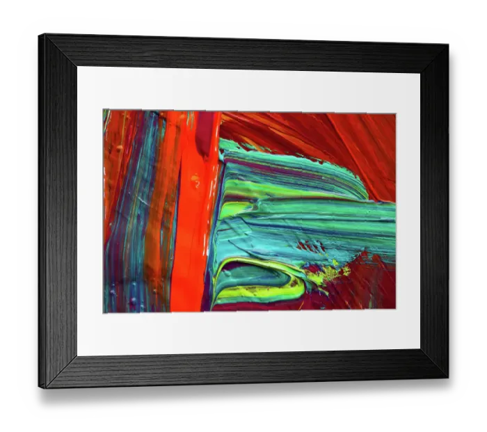 Framed Print : Painted abstract Framed Print : Painted abstract
