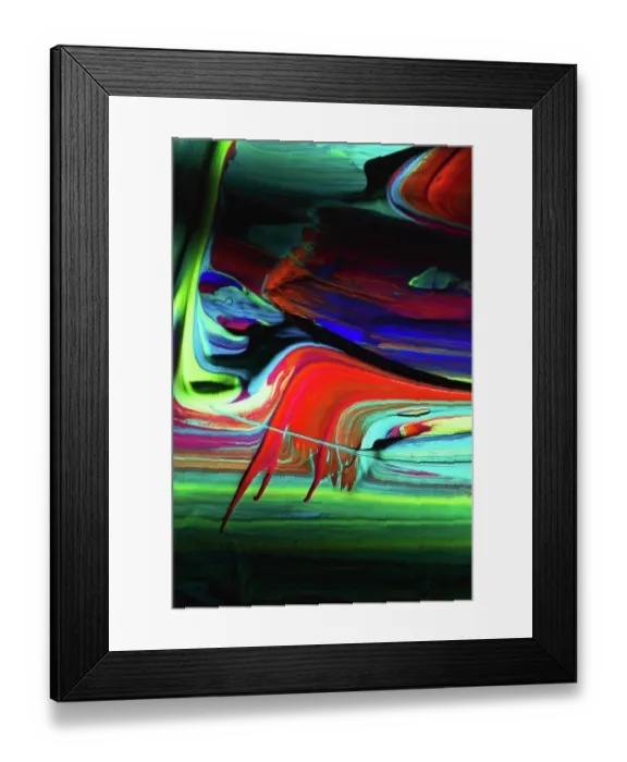 Framed Print : Painted abstract Framed Print : Painted abstract