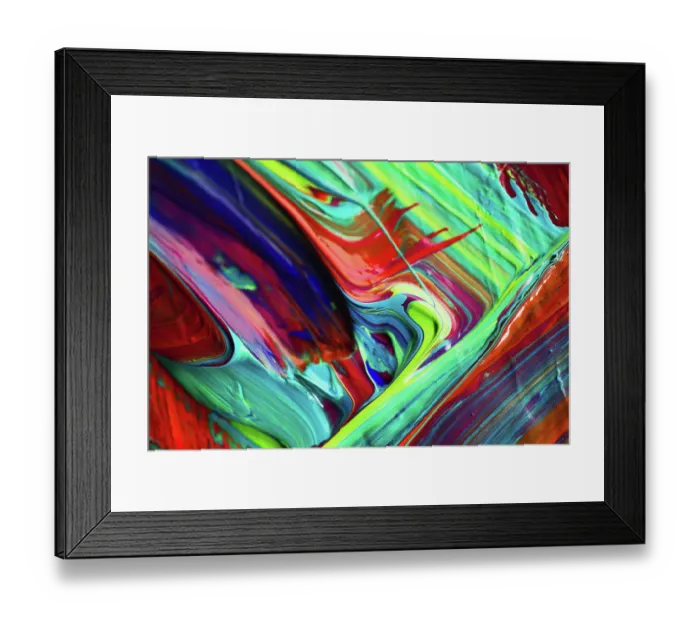 Framed Print : Painted abstract Framed Print : Painted abstract