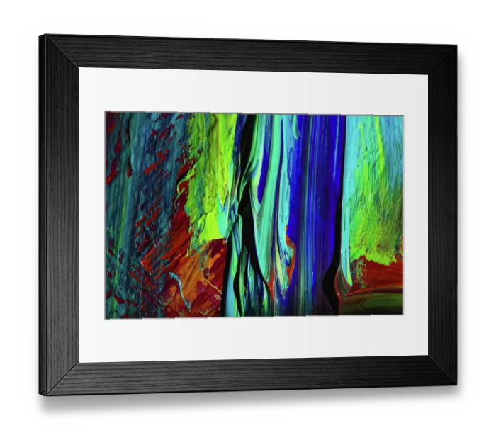 Framed Print : Painted abstract Framed Print : Painted abstract