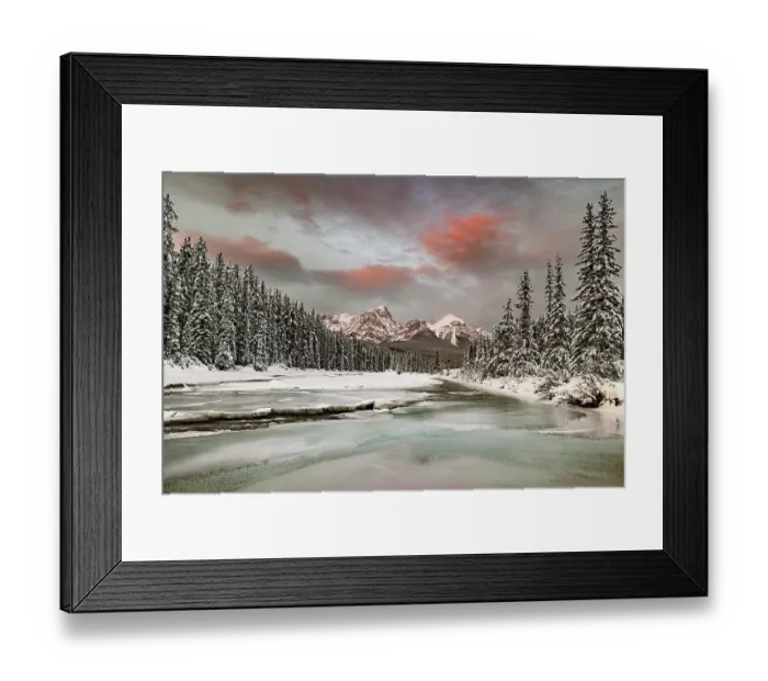 Framed Print : Bow River at Morant's Curve, Canada Framed Print : Bow River at Morant's Curve, Canada