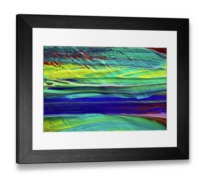 Framed Print : Painted abstract Framed Print : Painted abstract