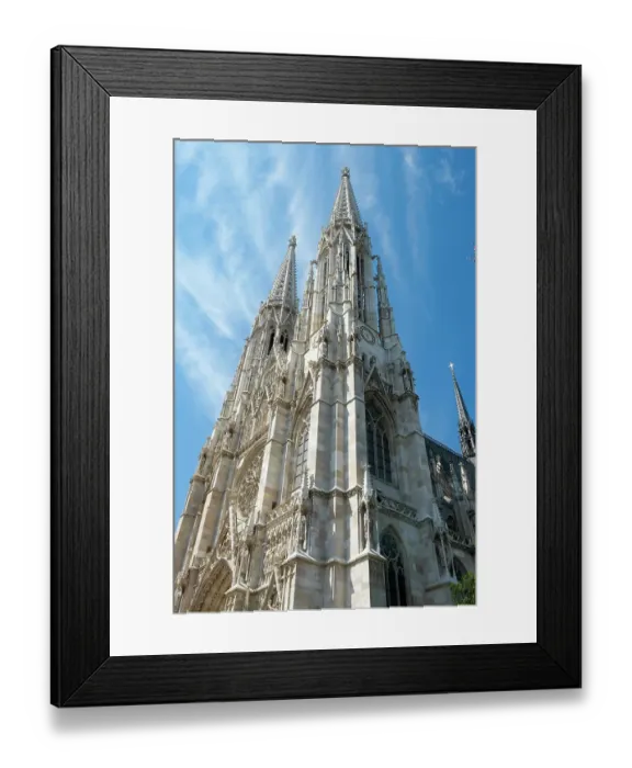 Framed Print : Vienna, Austria. Schottenkirche church
