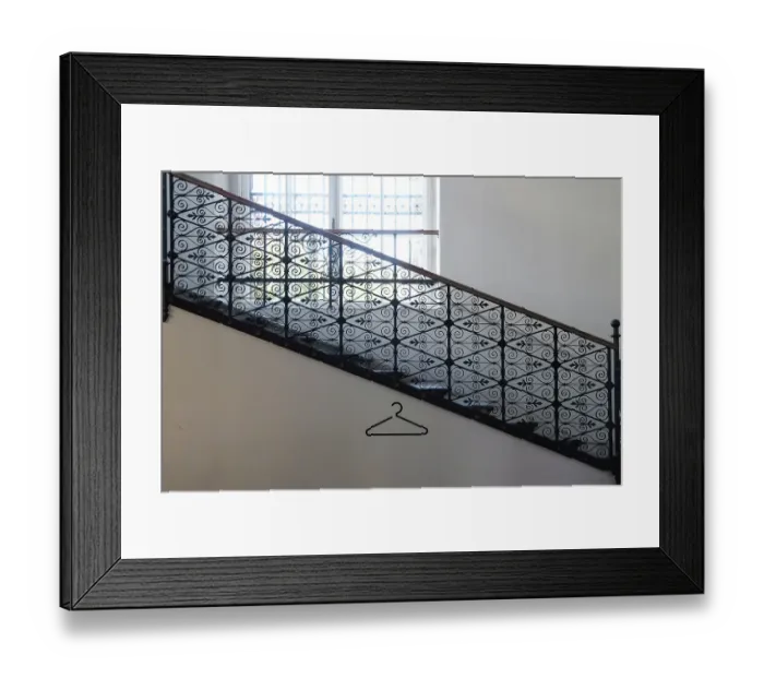 Framed Print : Vienna, Austria. Staircase detail