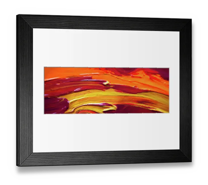 Framed Print : Painted abstract Framed Print : Painted abstract