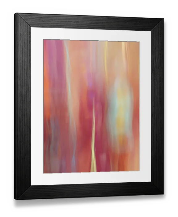 Framed Print : Abstract of street art (blurred motion)