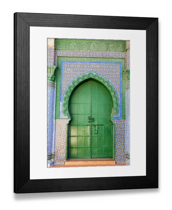 Framed Print : Moorish gate or doorway at the Sidi Bou Abid Mosque, Grand Socco, Old Medina, Tangier, Morocco, Africa Framed Print : Moorish gate or doorway at the Sidi Bou Abid Mosque, Grand Socco, Old Medina, Tangier, Morocco, Africa
