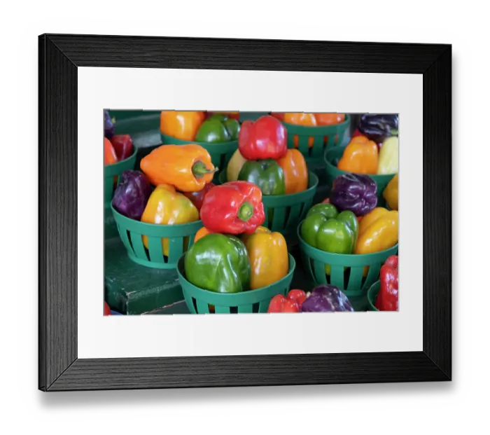 Framed Print : Jean-Talon Market, large public market in Little Italy section of Montreal opened in 1933, colored peppers Framed Print : Jean-Talon Market, large public market in Little Italy section of Montreal opened in 1933, colored peppers