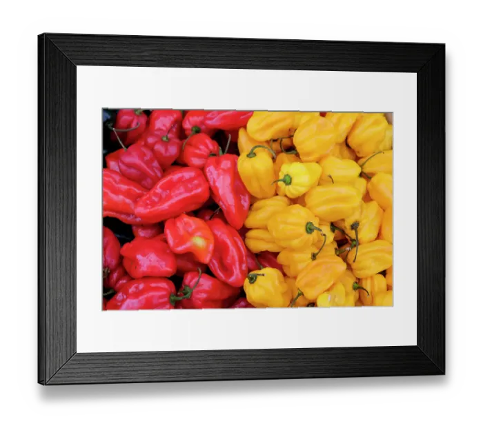 Framed Print : Vienna, Austria. Hot habaneros at the Naschmarkt Framed Print : Vienna, Austria. Hot habaneros at the Naschmarkt