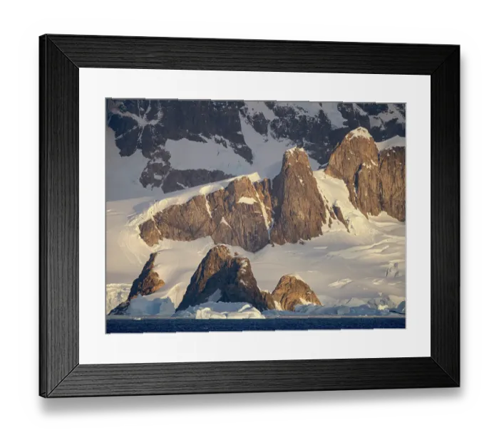 Framed Print : Landscape near Portal Point in the Graham Land of the Antarctic Peninsula during late summer Framed Print : Landscape near Portal Point in the Graham Land of the Antarctic Peninsula during late summer