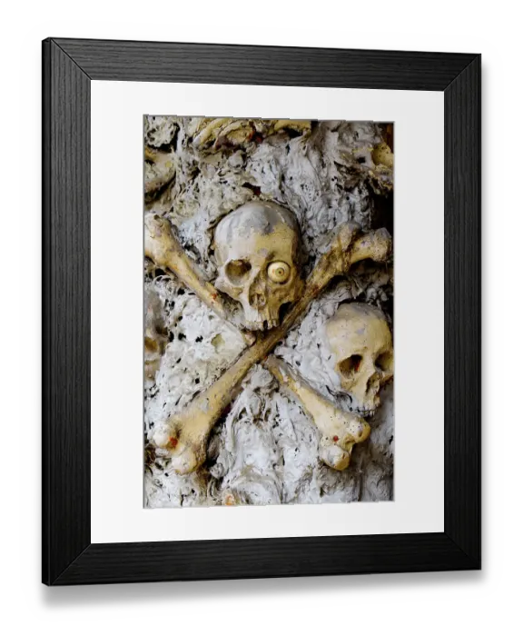 Framed Print : Vienna, Austria. Skull and bones Framed Print : Vienna, Austria. Skull and bones