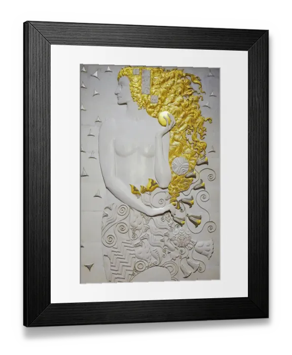 Framed Print : Vienna, Austria. Beautiful Art Nouveau figure. (Editorial Use Only) Framed Print : Vienna, Austria. Beautiful Art Nouveau figure. (Editorial Use Only)