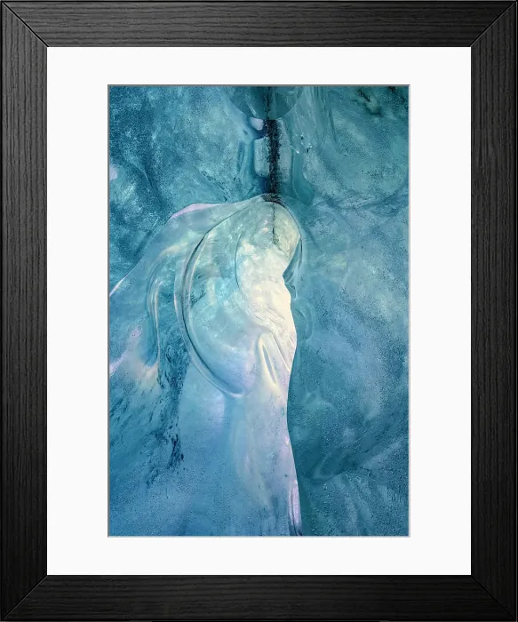 Framed Print : Ice cave, Glacier Lagoon, Iceland