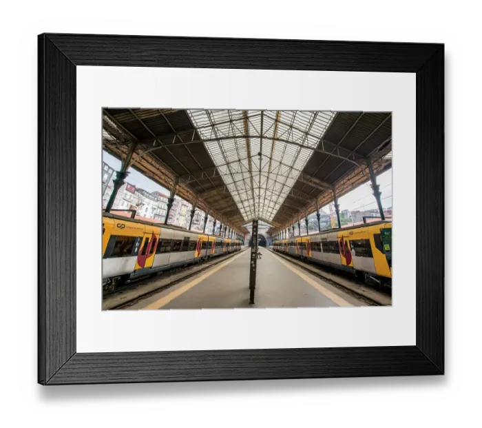 Framed Print : Saint Benedict Train Station (Estacao de Sao Bento). Porto, Portugal. (Editorial Use Only) Framed Print : Saint Benedict Train Station (Estacao de Sao Bento). Porto, Portugal. (Editorial Use Only)