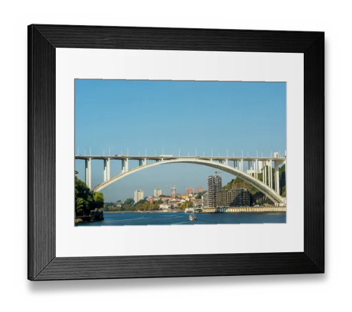 Framed Print : Arrabida Bridge (Ponte da Arrabida) over the Douro River, Porto, Portugal Framed Print : Arrabida Bridge (Ponte da Arrabida) over the Douro River, Porto, Portugal