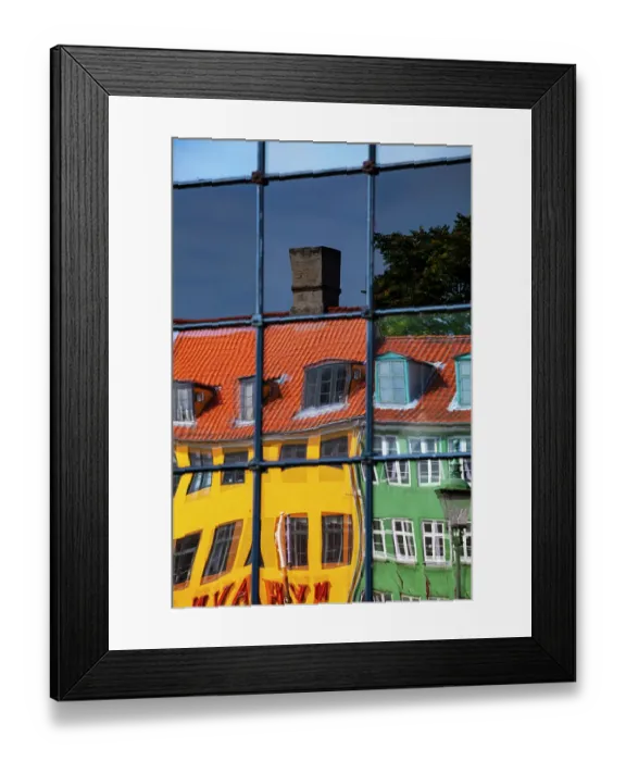 Framed Print : Nyhavn harbor, Copenhagen, Denmark