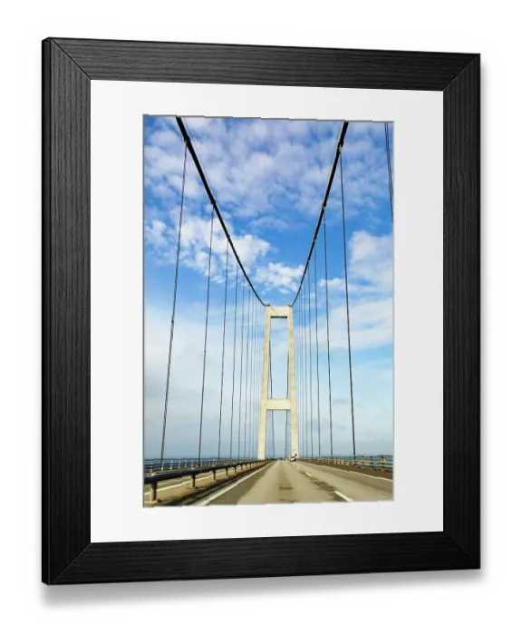 Framed Print : Oresund Bridge linking Sweden to Denmark