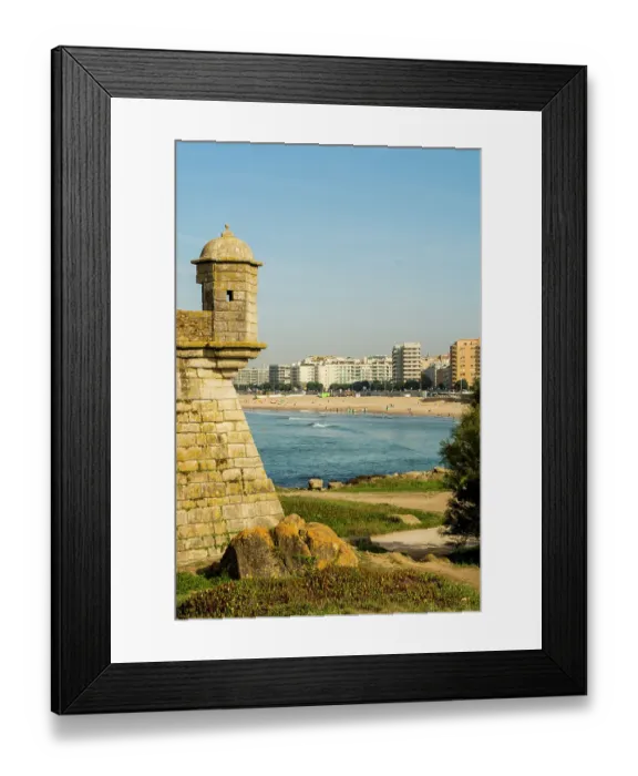 Framed Print : Fort of Sao Francisco Xavier or Castelo do Queijo on Douro River, Porto, Portugal Framed Print : Fort of Sao Francisco Xavier or Castelo do Queijo on Douro River, Porto, Portugal